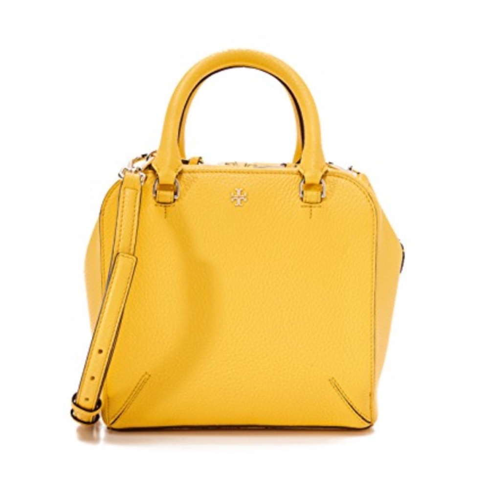 Tory Burch Robinson Pebbled Mini Crossbody Sunbeam